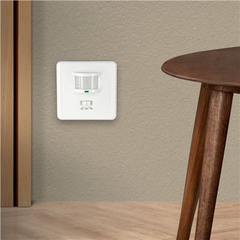 INTERRUPTOR CON SENSOR INFRARROJO DE MOVIMIENTO EMPOTRADO 160º - 10002H-3