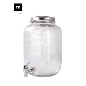 TARRO VIDRIO DISPENSADOR CON GRIFO 4 LITROS LA MEDITERRANEA - BY03030367850.