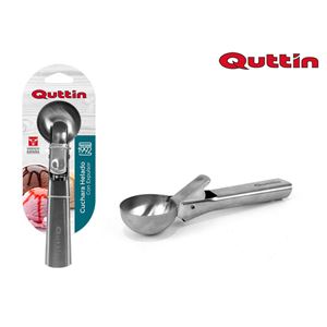 CUCHARA PARA HELADOS CON BOTON EXPULSOR ACERO INOX QUTTIN - BQ01018567992