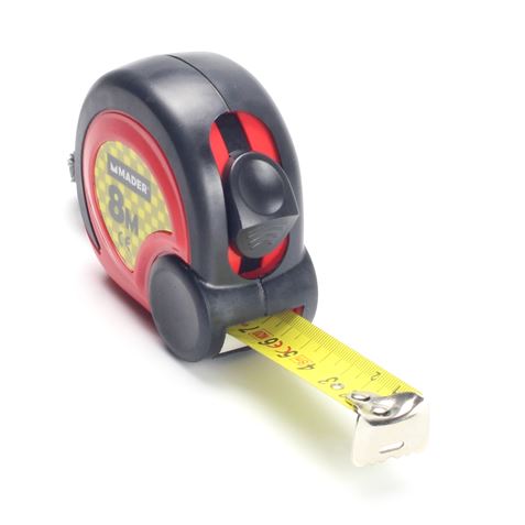 FLEXOMETRO, 8 Mtrs.X 25 mm. MADER - 84644-1