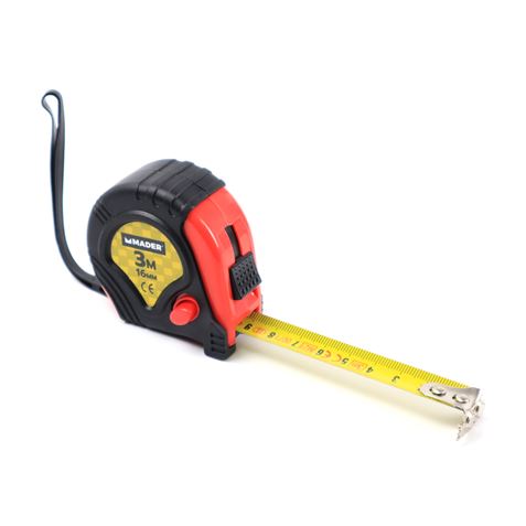 FLEXOMETRO, 3 Mtrs.X 16 mm. MADER - 84600-1