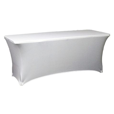 FUNDA PARA MESA RESINA 180CM BLANCA - 75824