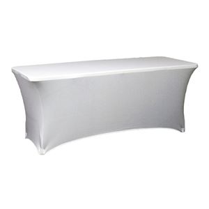 FUNDA PARA MESA RESINA 150CM BLANCA - 75865