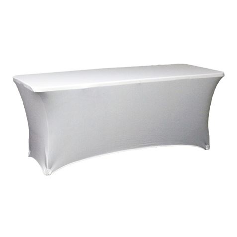 FUNDA PARA MESA RESINA 150CM BLANCA - 75865