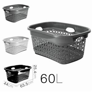CESTA DE LA ROPA CON ASAS BOHO 60 LITROS - 16634.