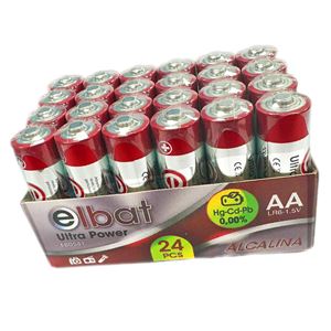 PACK 24 PCS PILAS ALCALINAS LR6/AA ELBAT - EB0541-2