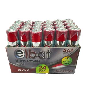 PACK 24 PCS PILAS ALCALINAS LR03/AAA ELBAT - EB0540