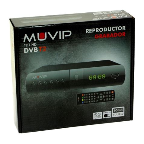 REACONICIONADO TDT HD REPRODUCTOR-GRABADOR DVB-T2 MUVIP - MV0101-3