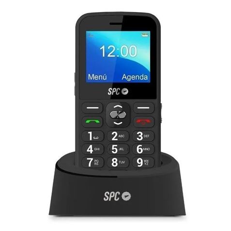 TELEFONO MOVIL PERSONAS MAYORES SPC FORTUNE 2 NEGRO - 2324N