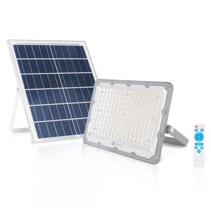 REACONDICIONADO FOCO LED SOLAR 100W 2700LM + CONTROL REMOTO ELBAT - EB0381