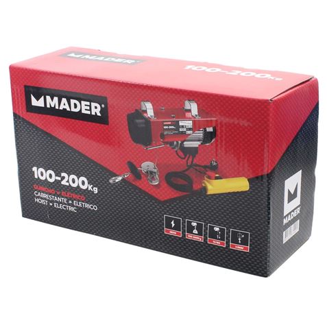 POLIPASTO / ELEVADOR ELÉCTRICO 200KG 480W MADER - 87440-3