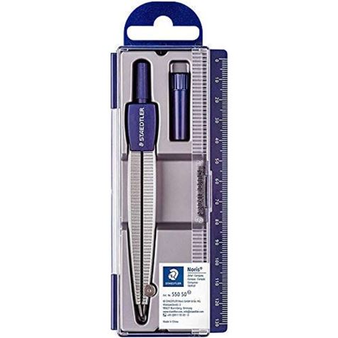 COMPAS ESCOLAR DE PRECISION STAEDTLER NORIS 550 - 550-50