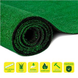 CESPED ARTIFICIAL 1X25 METROS 7MM SERIE ECOVERDE SUNGARDEN - SG0115