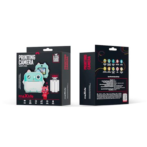 CÁMARA DE IMPRESIÓN INSTANTÁNEA MXPC-100 AZUL MAXLIFE - OEM0200587-1 CÁMARA DE IMPRESIÓN INSTANTÁNEA MXPC-100 AZUL MAXLIFE - OEM0200587-1