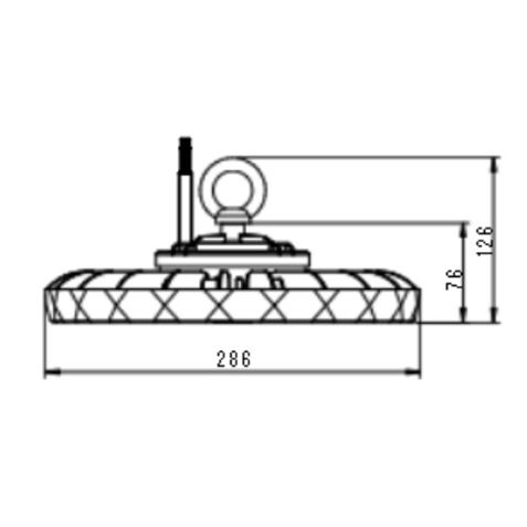 LAMPARA LED UFO 150W 6000K ELBAT - EB0544-2 LAMPARA LED UFO 150W 6000K ELBAT - EB0544-2