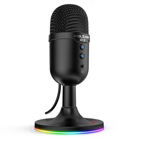 MICRÓFONO GAMING RGB USB G13 | CANCELACIÓN DE RUIDO COOLSOUND - CS0268-2