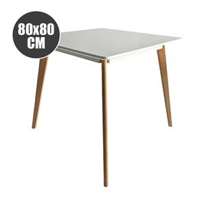 REACONDICIONADA MESA DESIGN D900 80X80CM BLANCA MUVIP