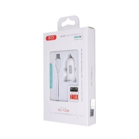 REACONDICIONADO CARGADOR MECHERO TZ08 2.1A + CABLE TIPO MICRO USB BLANCO XO - XTOZ08TCWH-2 REACONDICIONADO CARGADOR MECHERO TZ08 2.1A + CABLE TIPO MICRO USB BLANCO XO - XTOZ08TCWH-2