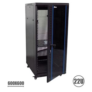 REACONDICIONADO RACK 19" 22U 600X600 PERFORADO CROMAD