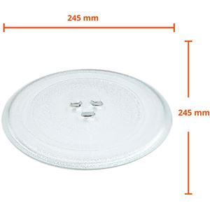 PLATO VIDRIO 245MM PARA MICROONDAS MUVIP - REP0792-1