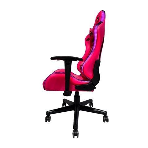 SILLA GAMING RGB SERIE RAPTOR LEGENDARY ROSA CROMAD - CR1163-3