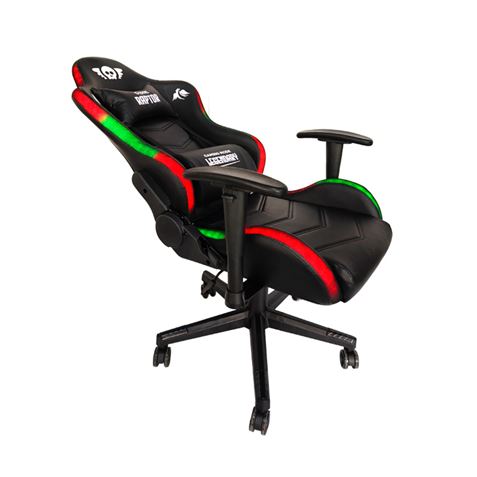 SILLA GAMING RGB SERIE RAPTOR LEGENDARY NEGRA CROMAD - CR1162-4