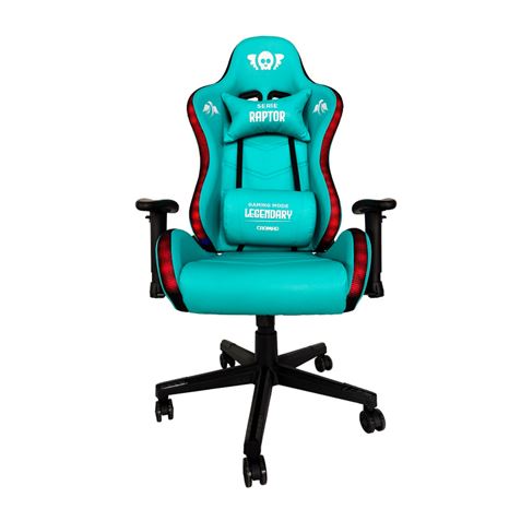 SILLA GAMING RGB SERIE RAPTOR LEGENDARY VERDE CROMAD - CR1164-2