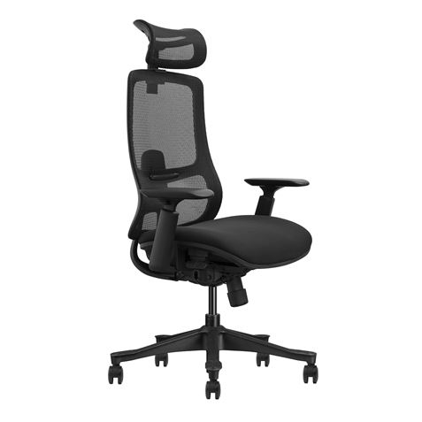 REACONDICIONADA SILLA OFICINA GAMA SENIOR SE1300 CROMAD - CR1134