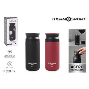 BOTELLA ACERO INOXIDABLE TERMO 350ML THERMOSPORT - BY01031377671.