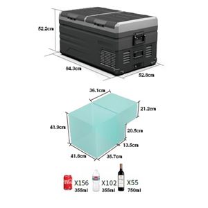 REACONICIONADA NEVERA PORTATIL CON COMPRESOR LG 107L DOBLE ZONA MUVIP - MV0515ESP REACONICIONADA NEVERA PORTATIL CON COMPRESOR LG 107L DOBLE ZONA MUVIP - MV0515ESP