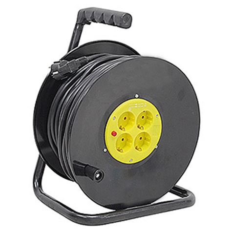 REACONDICIONADO ENROLLADOR DE CABLE 25 METROS CABLE 3X1.5MM ELBAT - EB0274