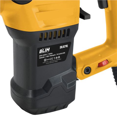 REACONDICIONADO MARTILLO SDS-PLUS 1500W 6.5 JULIOS BLIM - BL0219-3