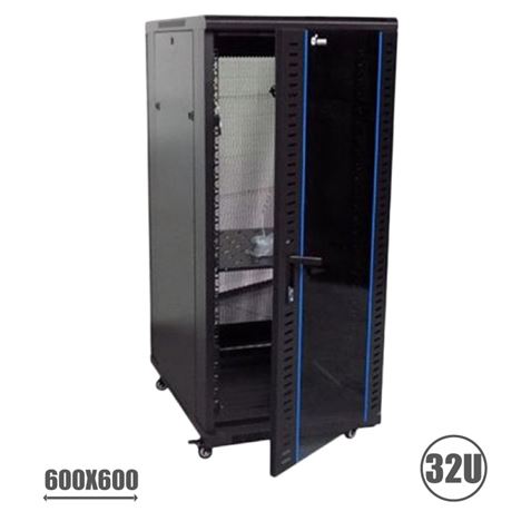 REACONDICIONADO RACK 19" 32U 600X600 PERFORADO CROMAD - CR0875