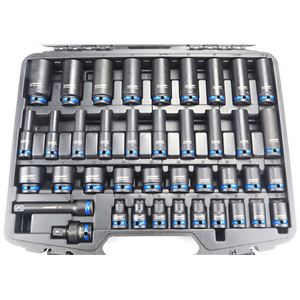 JUEGO DE 40 UNIDADES LLAVES DE VASO DE IMPACTO 1/2" MADER - 63911