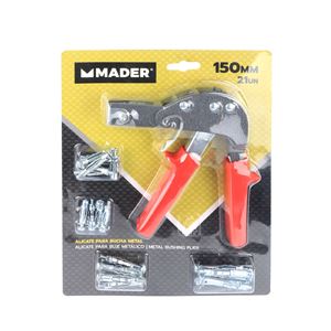 ALICATE PARA BUJE METÁLICO 150MM 21 UNIDADES MADER - 61284-2