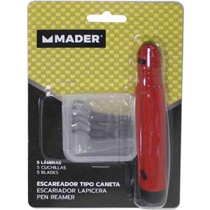 ESCARIADOR LAPICERA 5 CUCHILLAS MADER - 61455-1