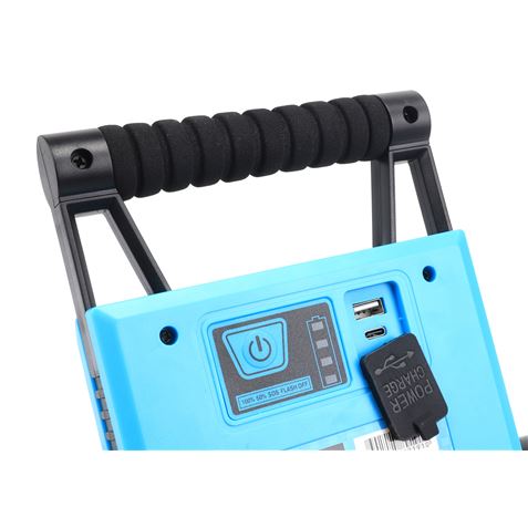 FOCO LED BATERÍA 30W CON SOPORTE PLEGABLE MADER - 89191-1