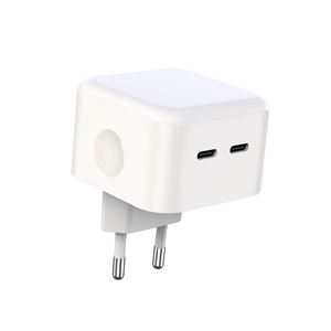 REACONDICIONADO CARGADOR DE CORRIENTE L102 35W 2 X TIPO C XO BLANCO