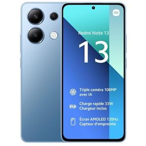 SMARTPHONE REDMI NOTE 13 AZUL 6.67" | 8GB | 256GB | 108/16 MPX XIAOMI - MZB0FYOEU-1