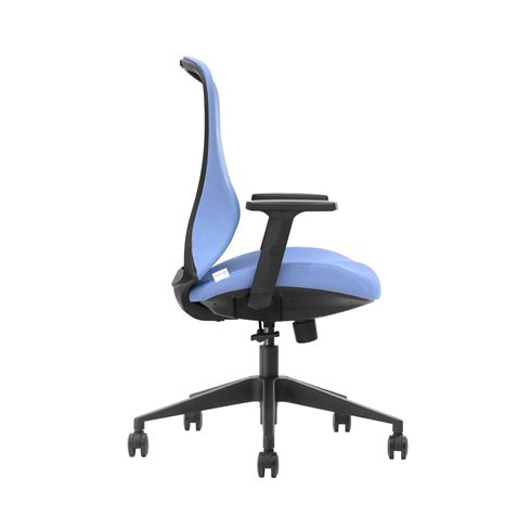 SILLA OFICINA GAMA SENIOR SE1700 AZUL CROMAD - CR1202-2