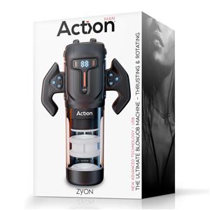 MASTURBADOR MASCULINO AUTOMATICO CLIMAX ZYON ACTION - 8436615005000-2