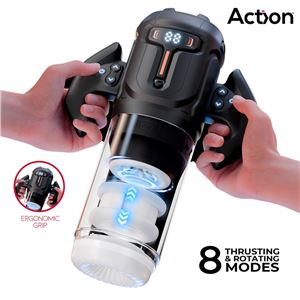 MASTURBADOR MASCULINO AUTOMATICO CLIMAX ZYON ACTION - 8436615005000-3