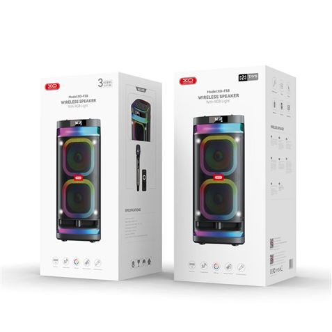 ALTAVOZ KARAOKE BLUETOOTH 40W CON RGB F58 XO - XOF58-3