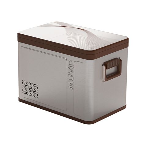 NEVERA PORTATIL CON COMPRESOR 41 LITROS 60W DOBLE ZONA MUVIP - MV0579-1