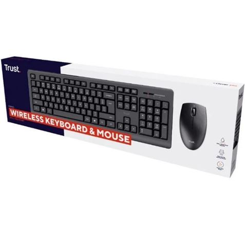 KIT TECLADO Y RATON WIRELESS PRIMO TRUST - 25433-1