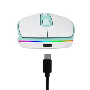 RATON INALAMBRICO BLUETOOTH RECARGABLE 2400 DPI VERDE MENTA NGS - SMOGMINT-RB-1
