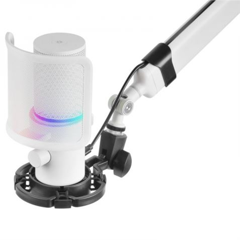 MICROFONO MMIC-XT BLANCO | BRAZO REGULABLE | RGB | ACCESORIOS | MARS GAMING - MMICXTW-1