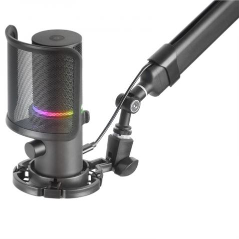 MICROFONO MMIC-XT NEGRO | BRAZO REGULABLE | RGB | ACCESORIOS | MARS GAMING - MMICXT-1