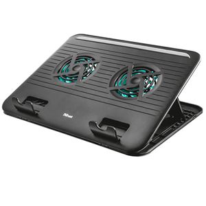 BASE DE REFRIGERACION DOBLE VENTILADOR TRUST CYCLONE HASTA 16" - 17866