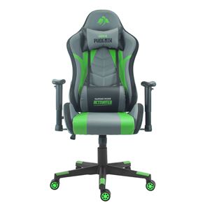 REACONDICIONADA SILLA GAMING SERIE PHOENIX VERDE CROMAD - CR1143